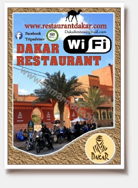 Cafe-Restaurant-Pizzeria Dakar,Erfoud . Website Design and Photography by Gomarnad Maroc